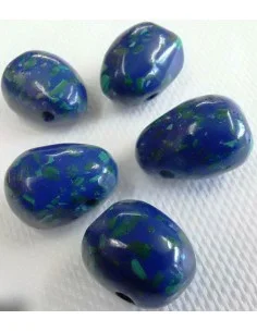 Azurite malachite pendentif