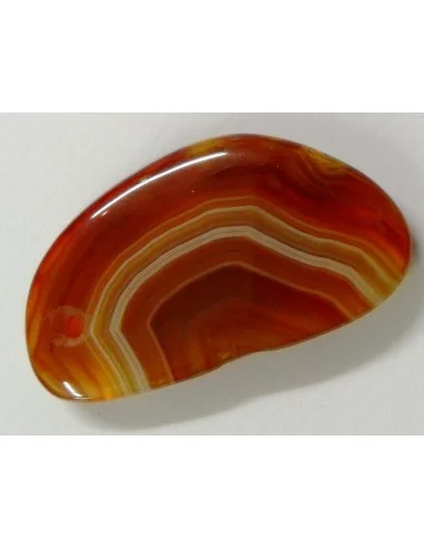 Cornaline pierre percé