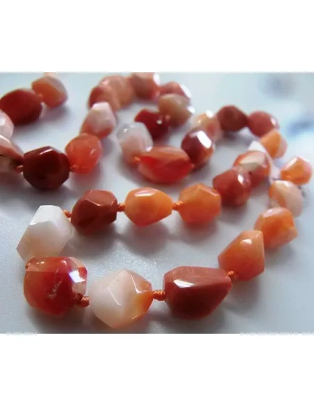 Opale de feu pierre percee