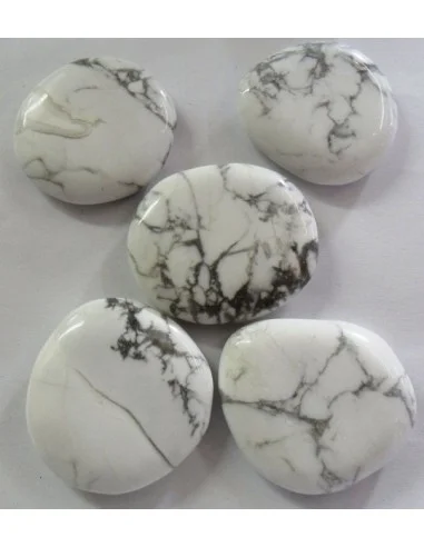 Howlite pierre plate