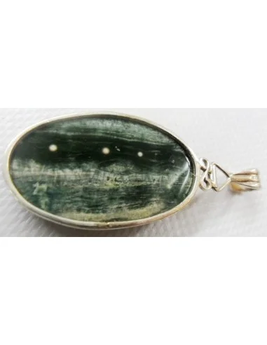 Pendentif en jaspe orbiculaire