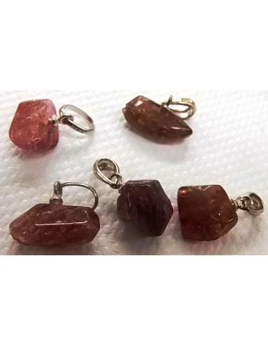 Spinelle rouge/rose pendentif