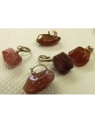 Spinelle rouge/rose pendentif