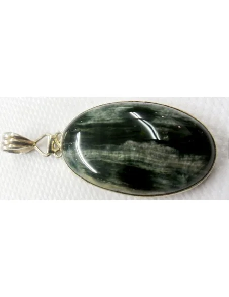 Pendentif en jaspe orbiculaire