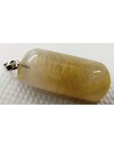 Quartz rutile pendentif argent
