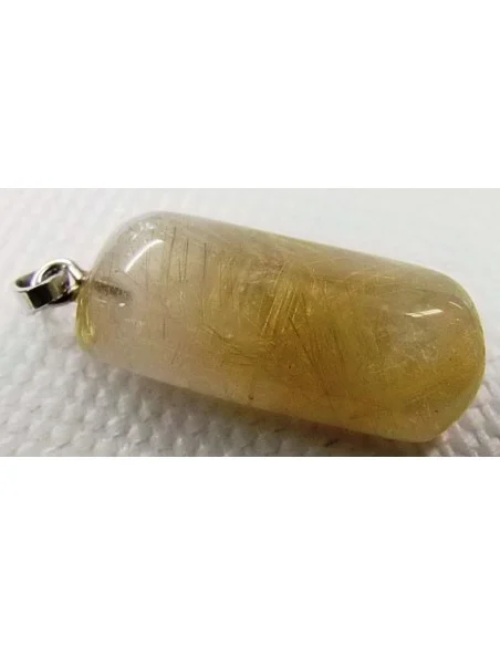 Quartz rutile pendentif argent