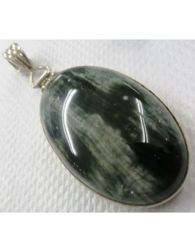 Pendentif en jaspe orbiculaire