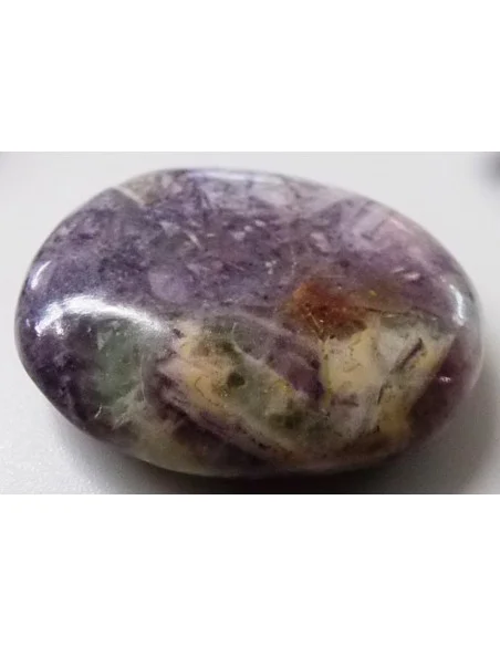 Fluorine gravé galet en pierre