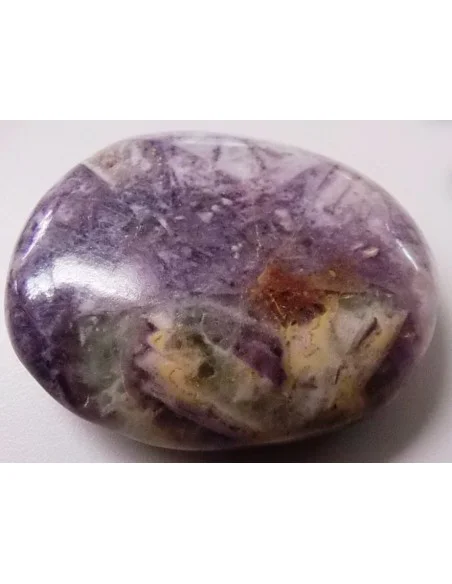 Fluorine gravé galet en pierre