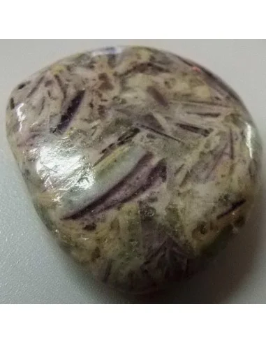 Fluorine gravé galet en pierre