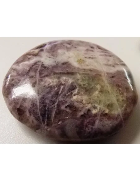 Fluorine gravé galet en pierre