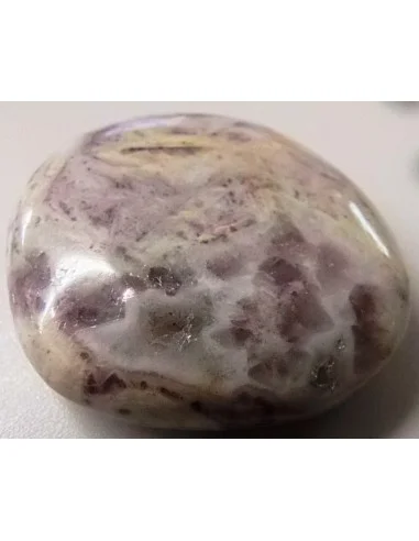 Fluorine gravé galet en pierre