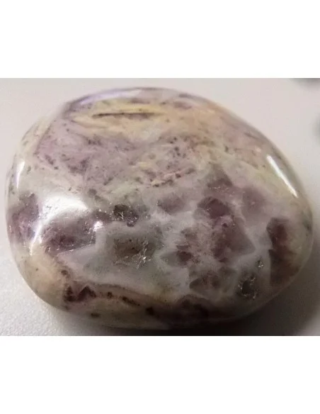 Fluorine gravé galet en pierre