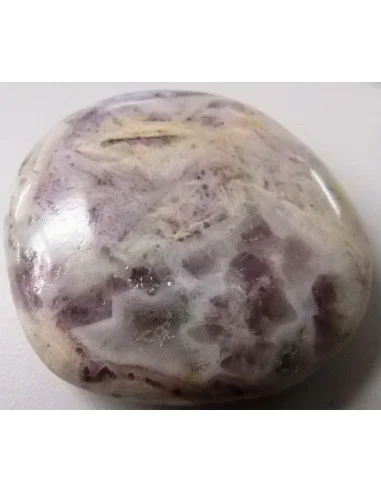 Fluorine gravé galet en pierre