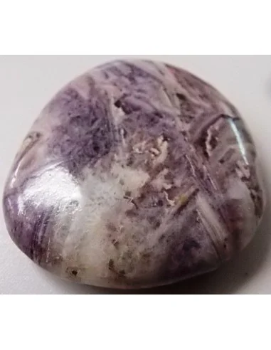 Fluorine gravé galet en pierre