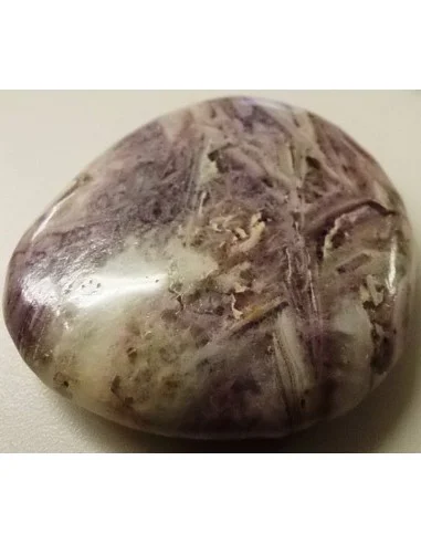 Fluorine gravé galet en pierre