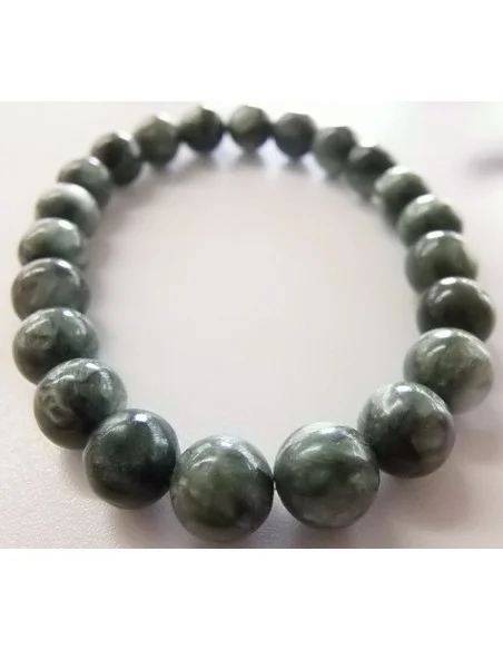 Seraphinite bracelet  elastique 8mm Seraphinite bracelet  elastique 8mm