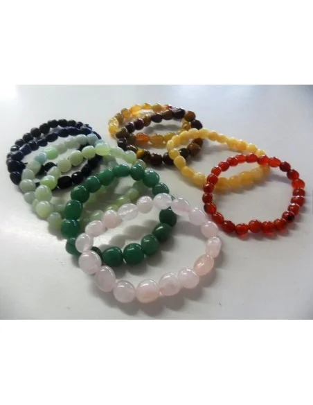 Onyx noir en bracelet 