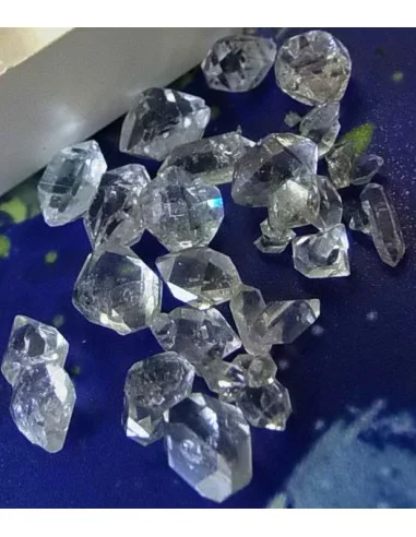 Diamant d'herkimer compagnon, gemmeaux