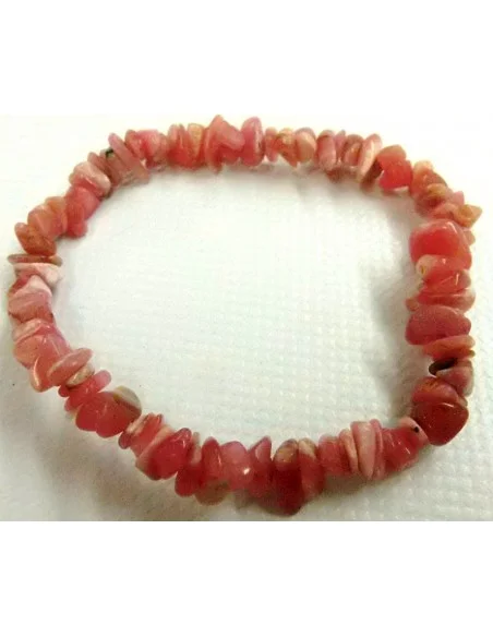 Bracelet en rhodocrosite baroque Bracelet en rhodocrosite baroque