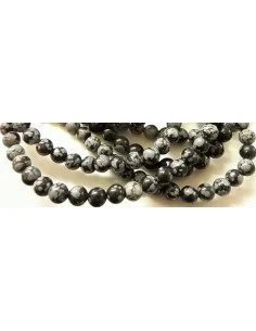 Obsidienne moucheté bracelet 8mm 2