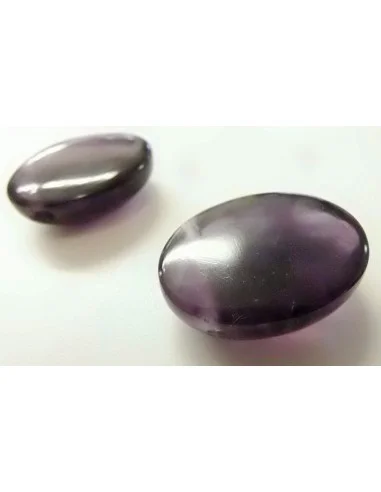 Améthyste percé facetté pendentif