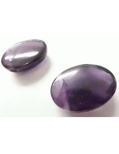 Améthyste percé facetté pendentif