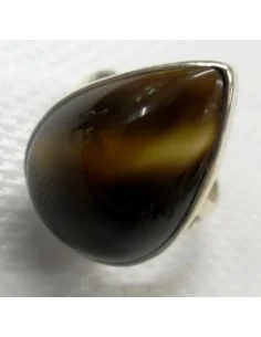 Bague en Obsidienne feu