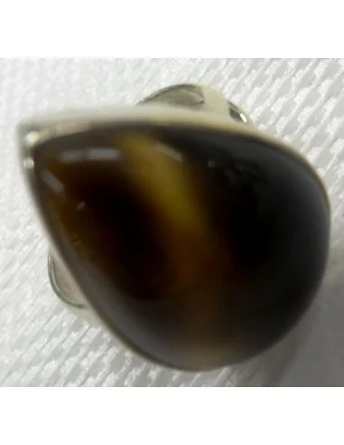 Bague en Obsidienne feu