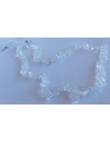 Cristal de roche, Quartz en collier baroque