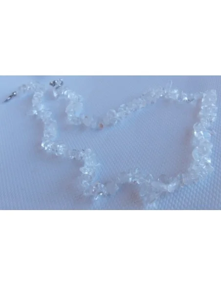 Cristal de roche, Quartz en collier baroque