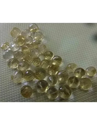 Topaze percée pour la création de bijoux