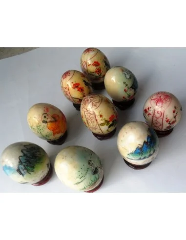 Oeuf serpentine blanche