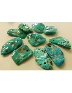 Turquoise percée pendentif 2