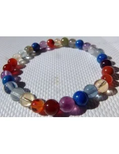 Bracelet 7 chakras 6mm 2