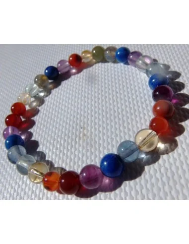 Bracelet 7 chakras 6mm