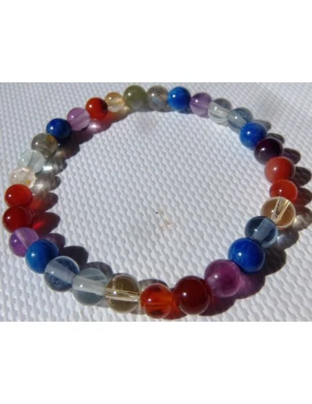 Bracelet 7 chakras 6mm Bracelet 7 chakras 6mm