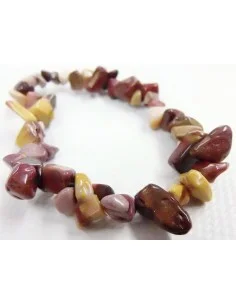 Bracelet baroque en jaspe mokaite