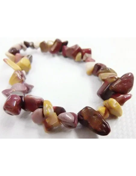 Bracelet baroque en jaspe mokaite
