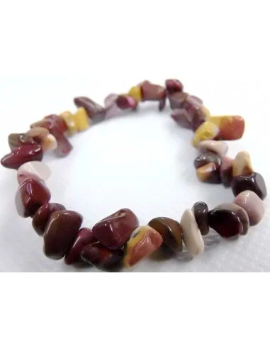 Bracelet baroque en jaspe mokaite