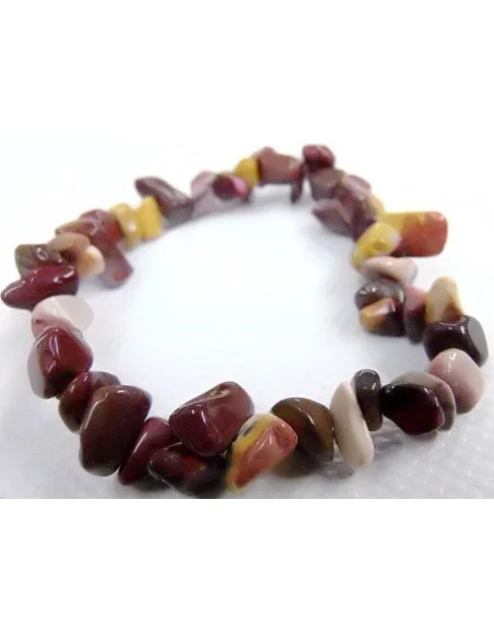 Bracelet baroque en jaspe mokaite