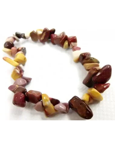 Bracelet baroque en jaspe mokaite