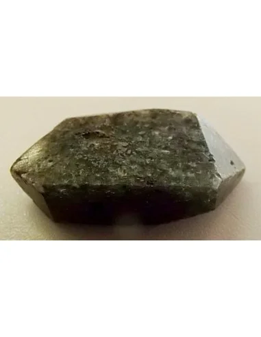 Cyanite verte polis percé