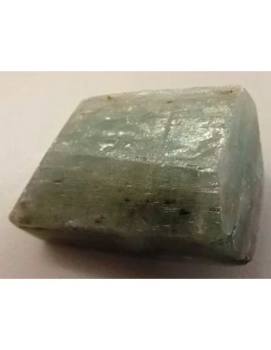 Cyanite verte polis percé