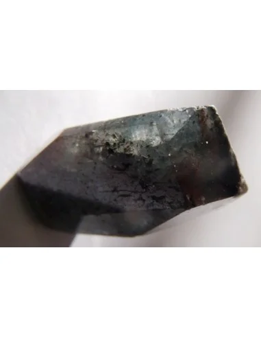 Cyanite verte polis percé