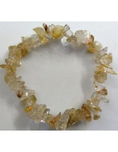 Quartz rutile bracelet baroque