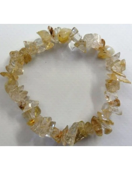 Quartz rutile bracelet baroque Quartz rutile bracelet baroque