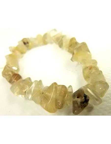 Quartz rutile bracelet baroque Quartz rutile bracelet baroque