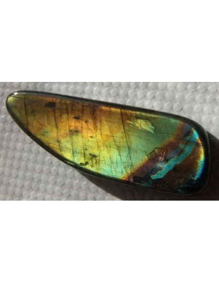 Labradorite noire pendentif argent