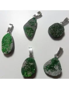 Grenat Uvarovite, grenat verte pendentif